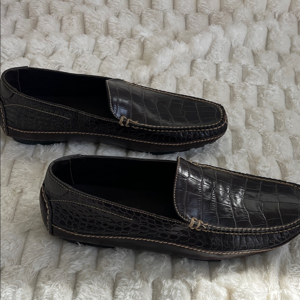 Cole Haan Men's Dark Brown Leather Loafers- New - Picture 3 of 9